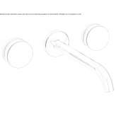 3-hole wall-mounted washbasin tap Ziduri