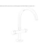 1-hole countertop washbasin tap without cork Ziduri