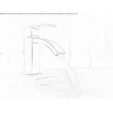 Washbasin tap with automatic stopper Hanko
