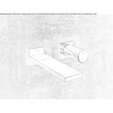 Wall-mounted washbasin tap Sarafovo