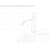 Single-lever washbasin faucet with flow limiter Nejdek