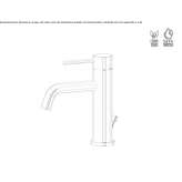 Countertop washbasin tap with flexible hose Macau