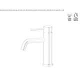 Countertop washbasin tap without waste Macau