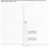 Countertop washbasin tap with 1 hole Alfano