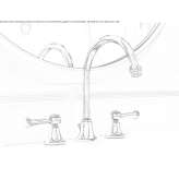 Classic, 3-hole washbasin tap Solarino
