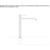 Countertop-mounted faucet for a countertop washbasin Hoshcha