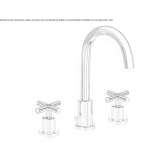 3-hole washbasin tap Horodnia