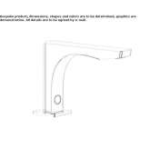 Electronic brass countertop washbasin faucet Nauen