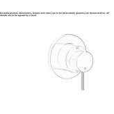 Wall-mounted washbasin tap made of brushed steel Dishnice