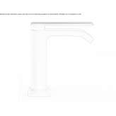 Countertop washbasin tap made of brass Tervola