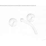 Set of 2 single taps for wall mounting Suruc