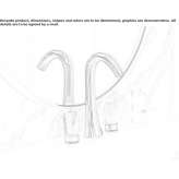 3-hole countertop washbasin tap Beznea