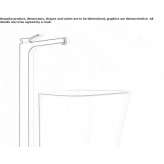 Washbasin tap standing on the floor Plancoet