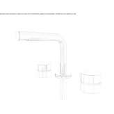 3-hole countertop washbasin tap Scobey