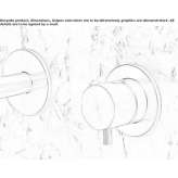 Single-lever wall-mounted washbasin faucet Tinta