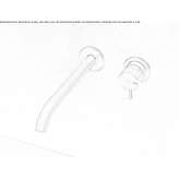 Wall faucet with spout Anaya