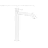Tall, single-lever washbasin tap Ksiazki