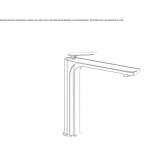 Single-lever countertop washbasin tap Imatra