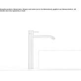 Countertop-mounted faucet for a countertop washbasin Anaya