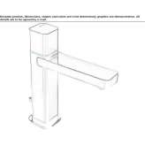 Electronic washbasin faucet Debica