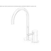 2-hole countertop washbasin tap with aerator Byram