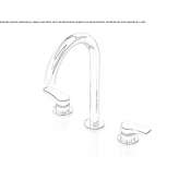 3-hole countertop washbasin tap Zoppola