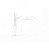 Brass countertop washbasin/bidet tap Acarau