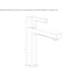 Single-lever washbasin faucet with flow limiter Degana