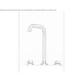 Washbasin tap in chrome-plated brass Jaco