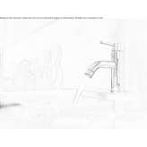 Single-lever washbasin tap Petrovsk