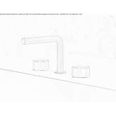 3-hole countertop washbasin tap Etucuaro