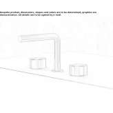 3-hole countertop washbasin tap Etucuaro