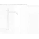 Single-lever washbasin faucet with flow limiter Nejdek