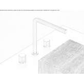 3-hole washbasin tap Mislata