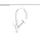 1-hole washbasin tap Borascu