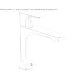 Single-lever countertop washbasin tap Brusperk