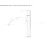 Single-lever countertop washbasin tap Eext