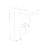 Single-lever countertop washbasin tap Valthe