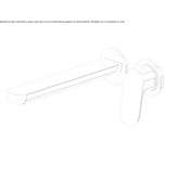 2-hole brass washbasin tap with aerator Carupano