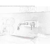 Wall-mounted washbasin tap Petrovsk