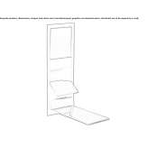 Wall-mounted washbasin tap made of stainless steel Crispano