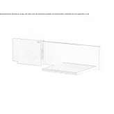 Wall-mounted washbasin tap made of stainless steel Jarrell