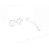 Set of 2 single taps for wall mounting Suruc