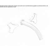 Set of 2 single taps for wall mounting Gualaco