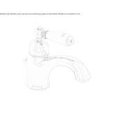 Single-lever countertop washbasin tap Belin