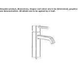 Single-lever countertop washbasin tap Rowland