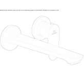 Wall-mounted washbasin tap Erzurum