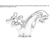 1-hole washbasin tap with individual rosettes Sebnitz