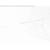 Electronic wall-mounted washbasin faucet made of stainless steel Reque