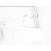 Wall-mounted washbasin tap Castione